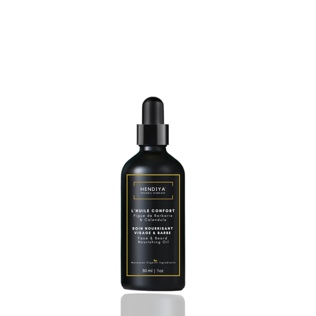 L'Huile Confort - Soin Nourrissant Visage & Barbe à l'Extrait de Calendula