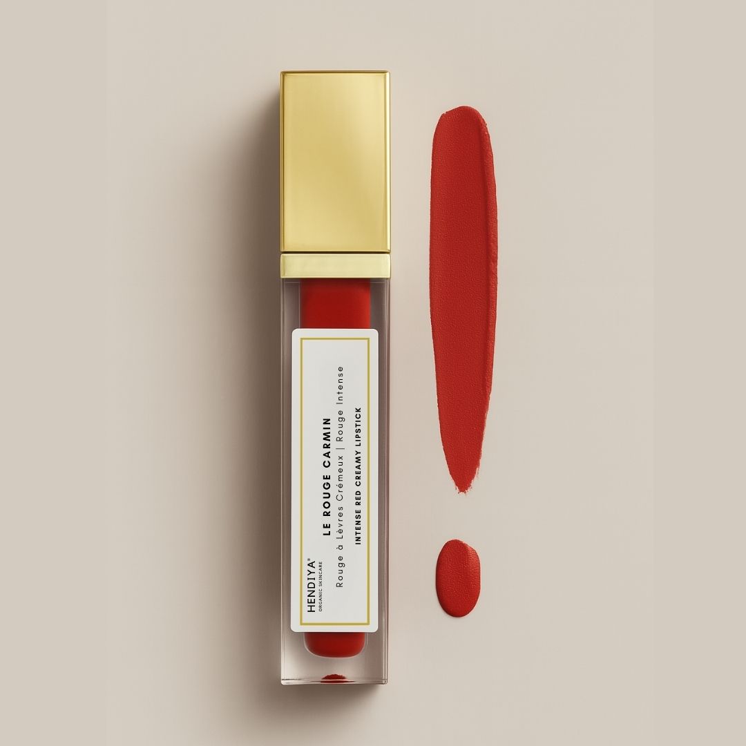 Le Rouge Carmin - Rouge à Lèvres Crémeux Rouge Intense – Hendiya®