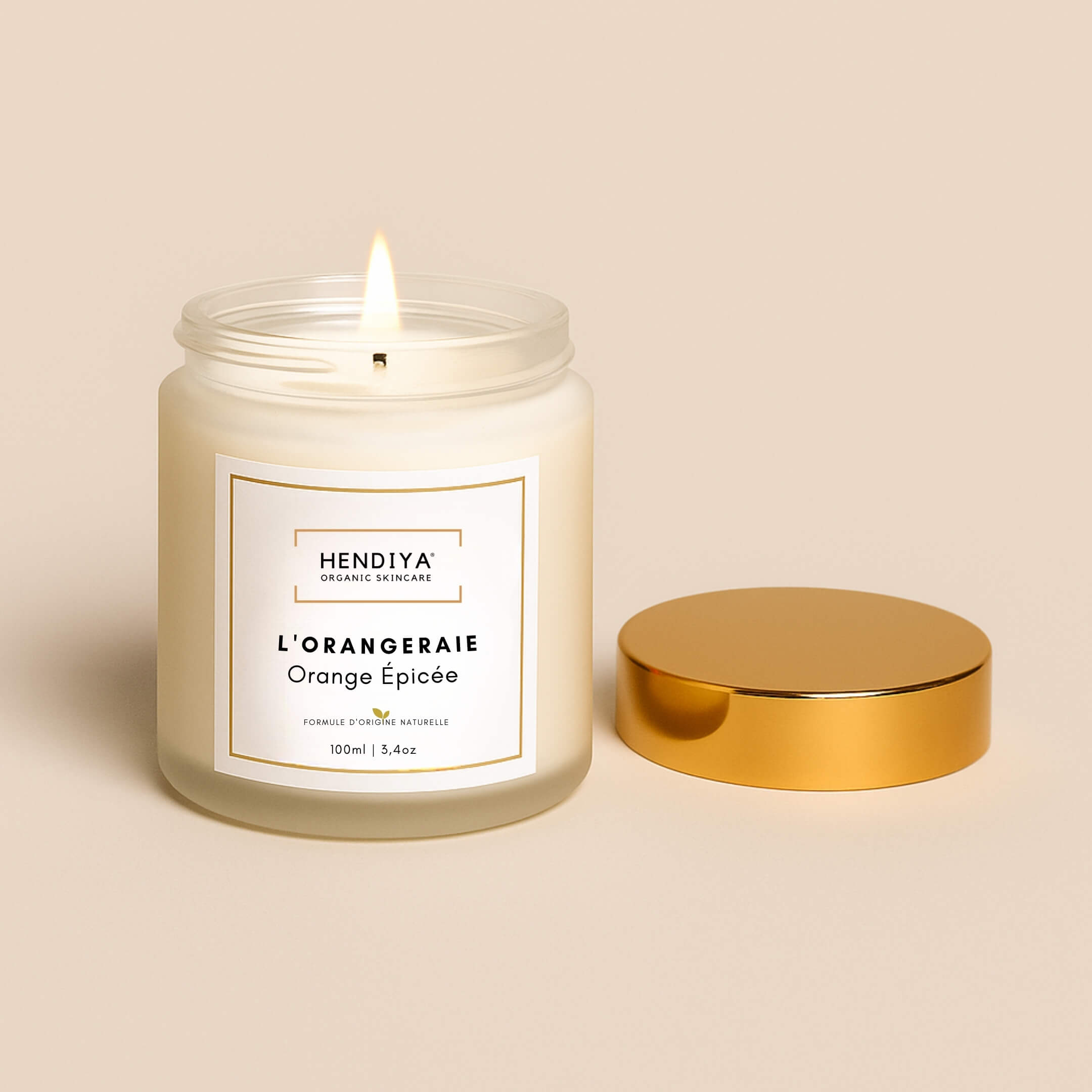 Bougie Végétale l'Orangeraie - Orange Épicée