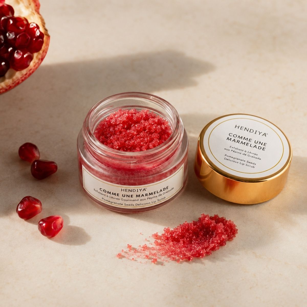 Pomegranate and Comme Une Marmelade texture by Hendiya, Akkar Fassi ingredient
