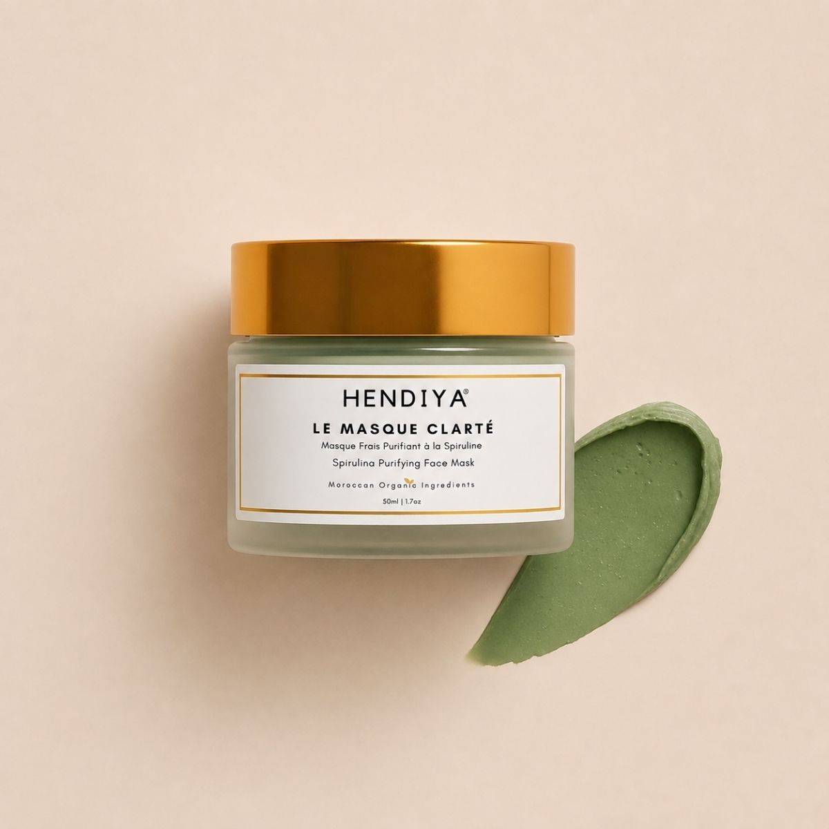 Le Masque Clarté by Hendiya, organic spirulina purifying face mask