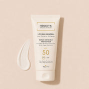 L'Écran Minéral SPF 50+ Hendiya®, organic mineral sunscreen with an invisible finish